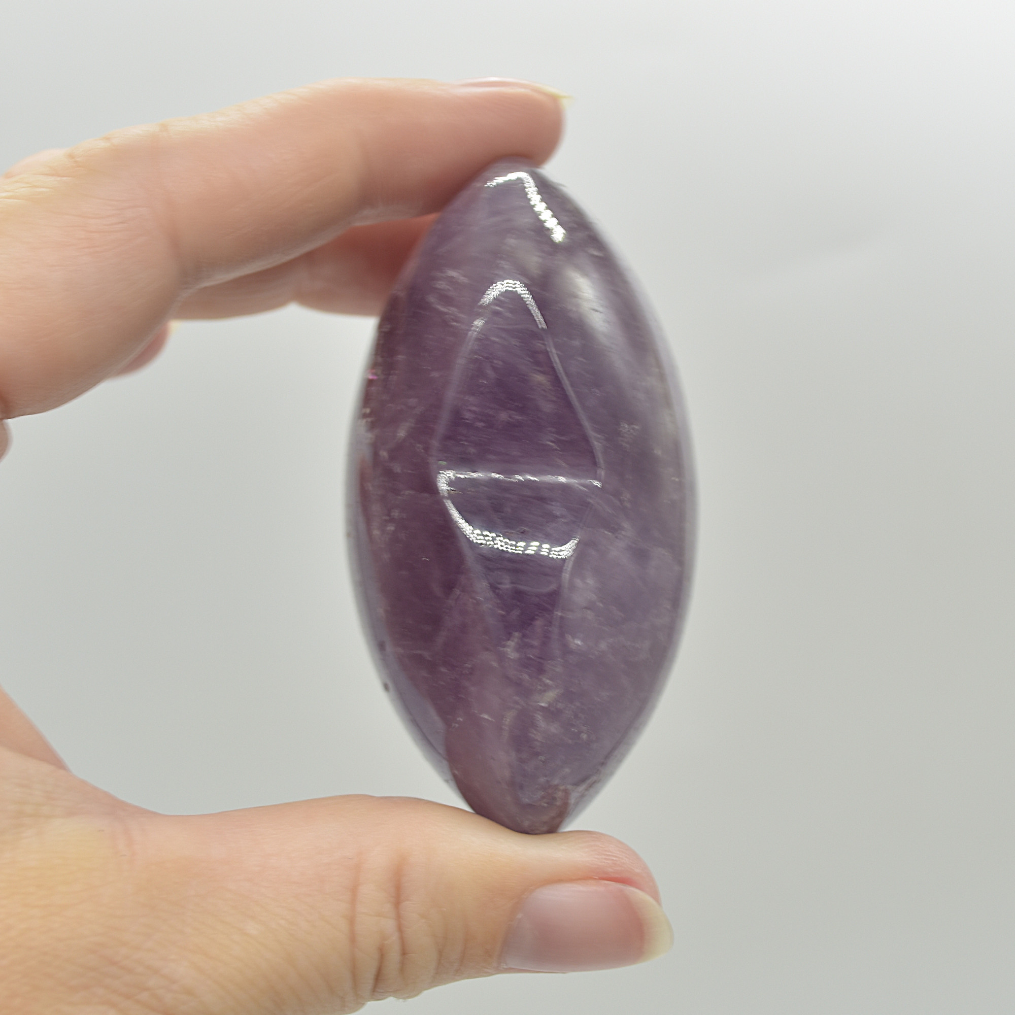Brazil Amethyst Crystal Puffy Heart - Premium Quality - 150 - 175 grams - Image 5
