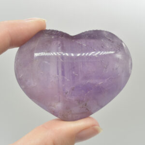 Brazil Amethyst Crystal Puffy Heart - Premium Quality - 70 - 90 grams
