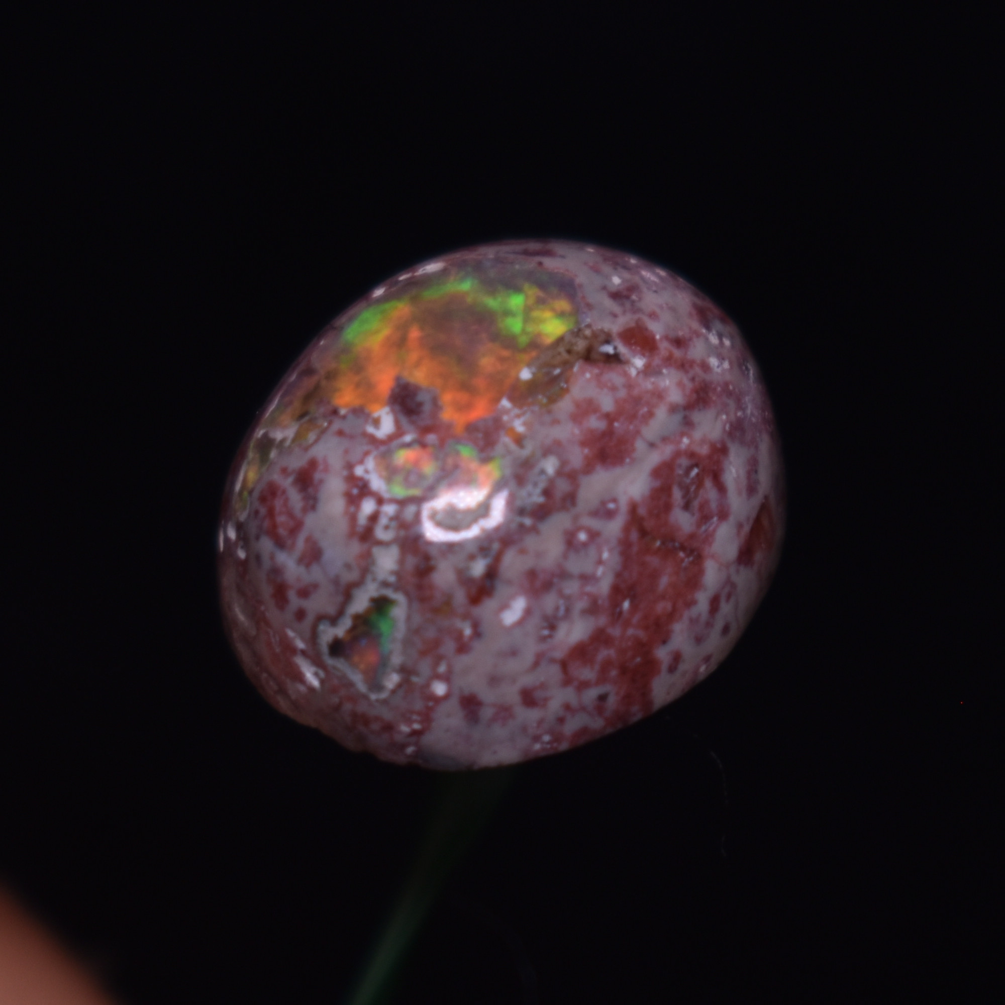Mexican Cantera Galaxy Opal, Matrix Cabochon Stone 6.7ct - #14 - Image 2