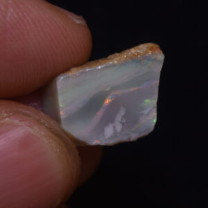 Mintabie Black Raw Rough Opal Specimen from South Australia, 8.85ct weight #08