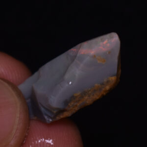Mintabie Black Raw Rough Opal Specimen from South Australia, 12.65ct weight #18