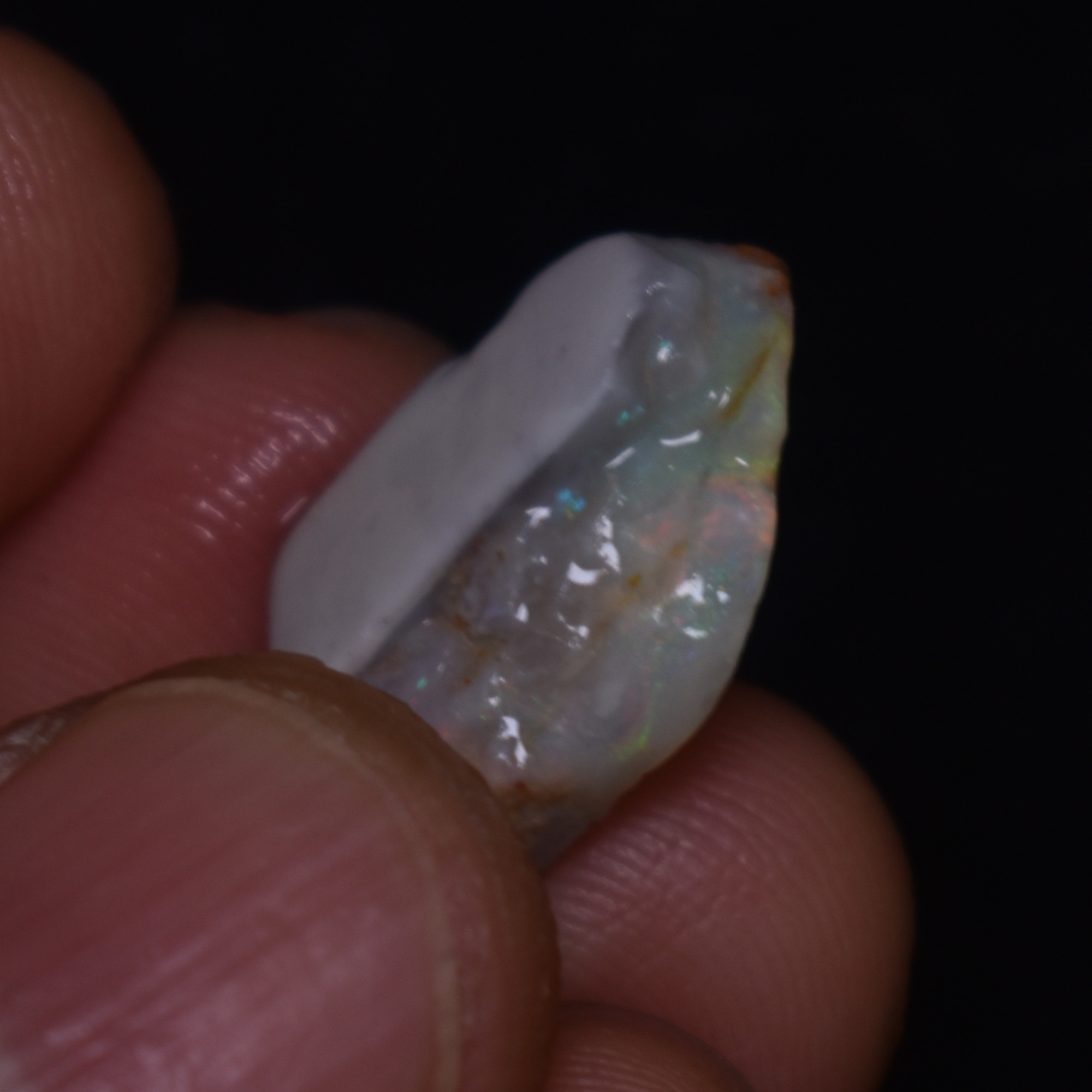 Mintabie Semi-Black Raw Rough Opal Specimen from South Australia, 8ct weight #24 - Image 2