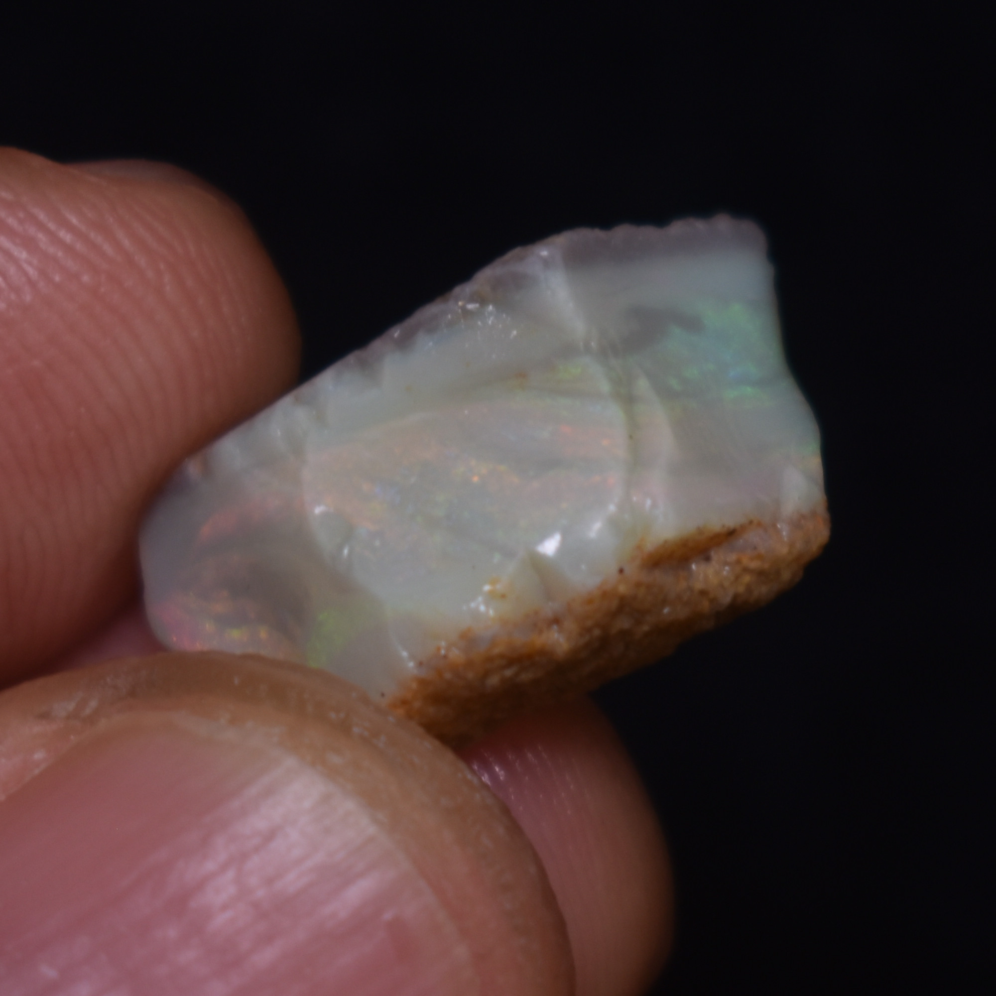 Mintabie Semi-Black Raw Rough Opal Specimen from South Australia, 8.7ct weight #27 - Image 2