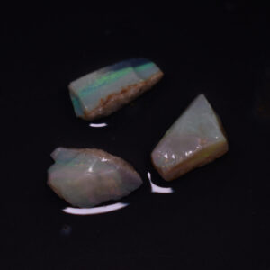 Mintabie Semi-Black Raw Rough Opals - 3 Count - Specimen from South Australia, 13.15ct weight #30