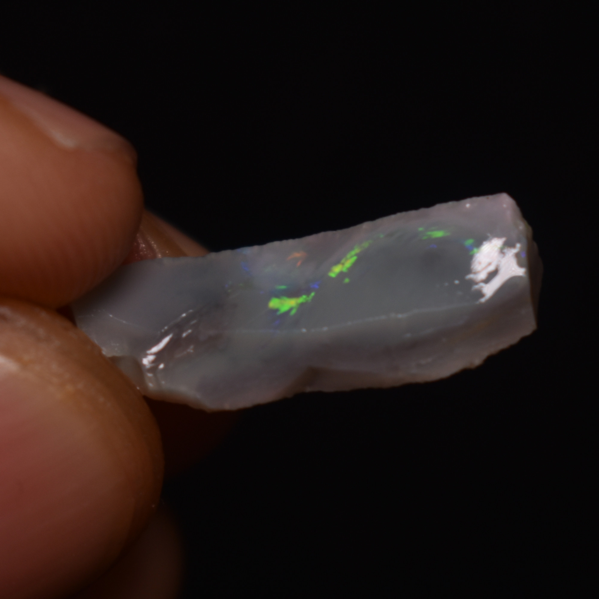 Mintabie Black Raw Rough Opals - 3 Count - Specimen from South Australia, 13.3ct weight #31 - Image 3