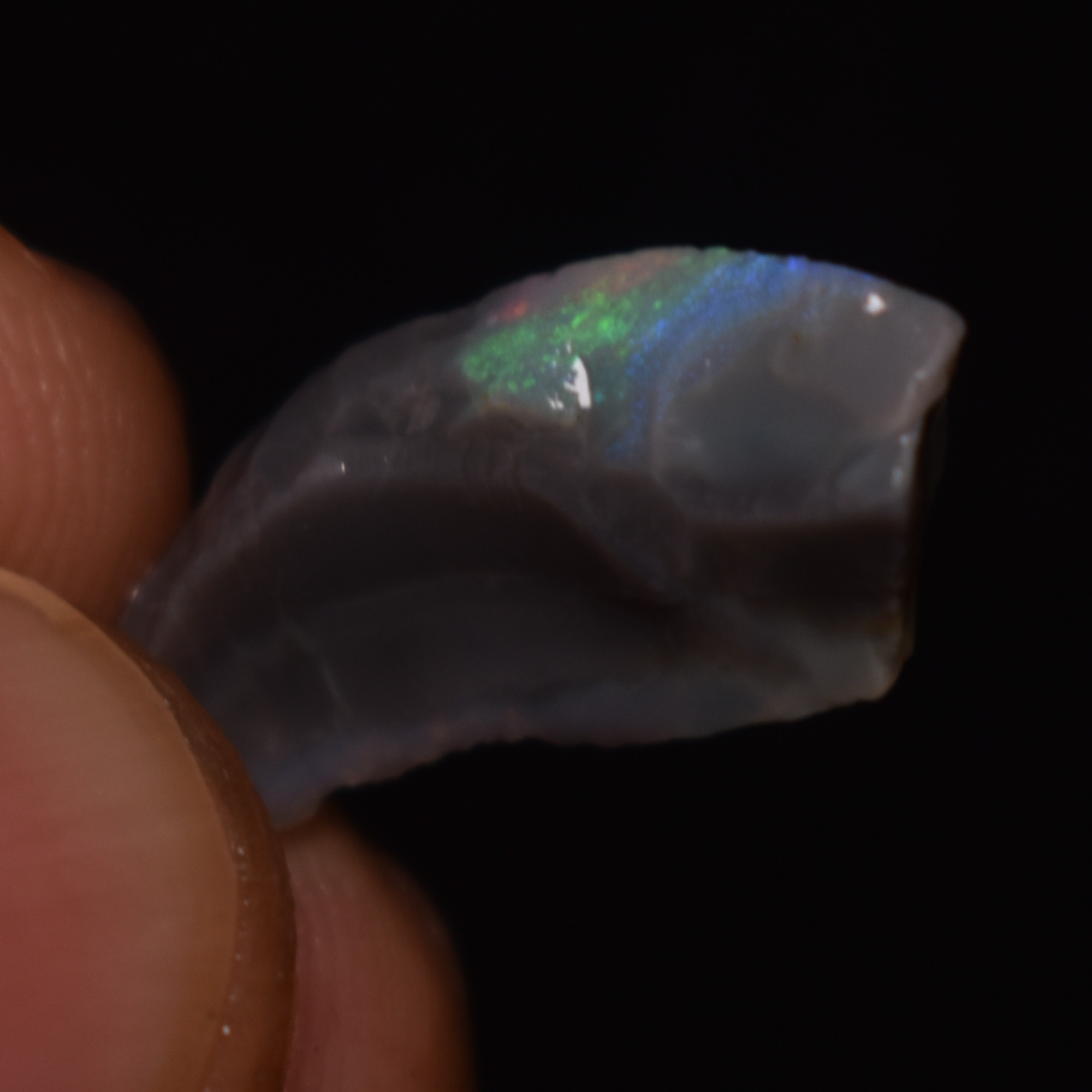 Mintabie Black Raw Rough Opals - 3 Count - Specimen from South Australia, 13.3ct weight #31 - Image 4