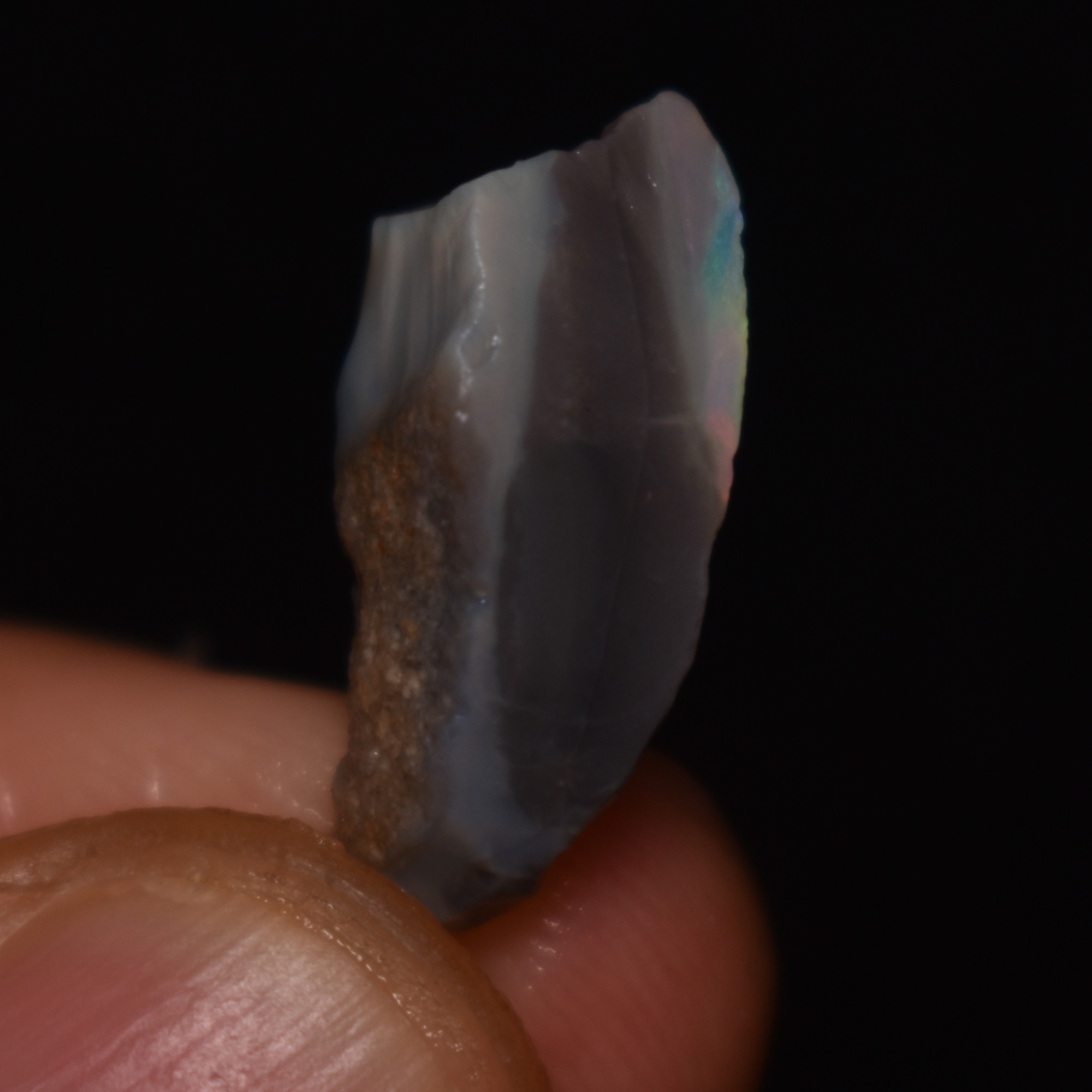 Mintabie Black Raw Rough Opals - 3 Count - Specimen from South Australia, 13.3ct weight #31 - Image 5