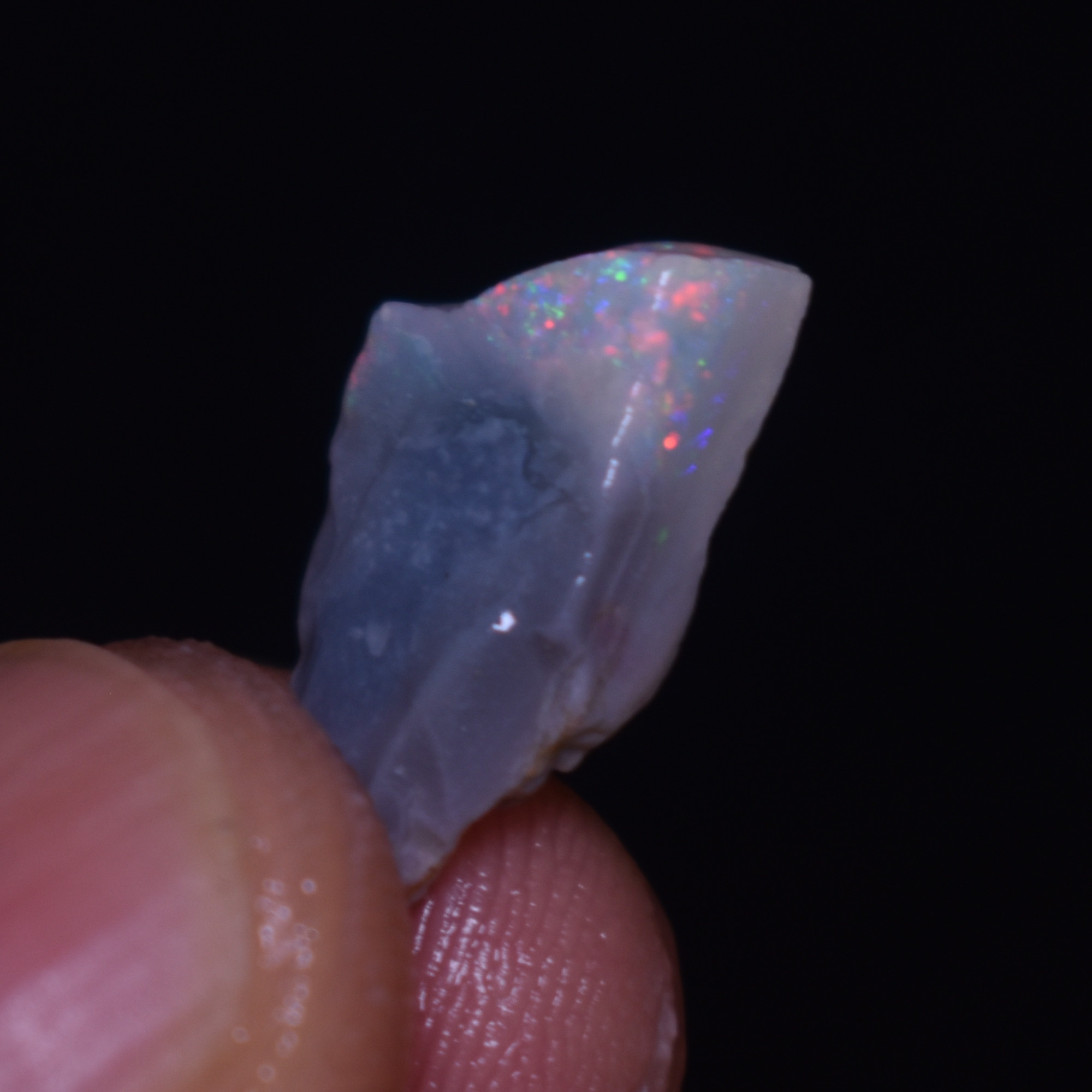 Mintabie Black Raw Rough Opals - 3 Count - Specimen from South Australia, 8.45ct weight #35 - Image 7