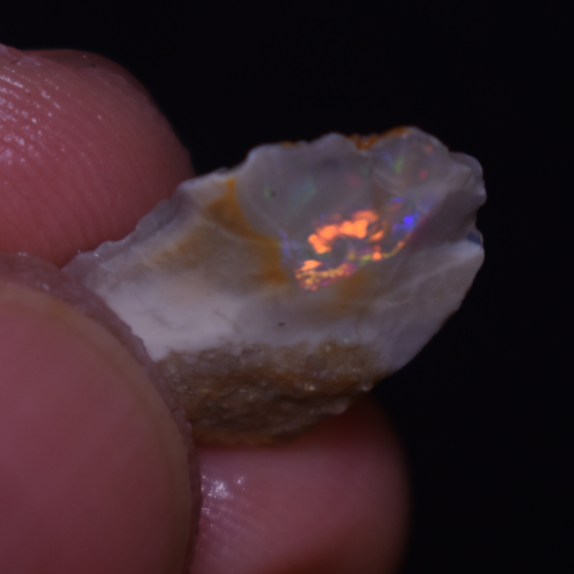 Mintabie Black Raw Rough Opals - 3 Count - Specimen from South Australia, 9.7ct weight #39 - Image 7