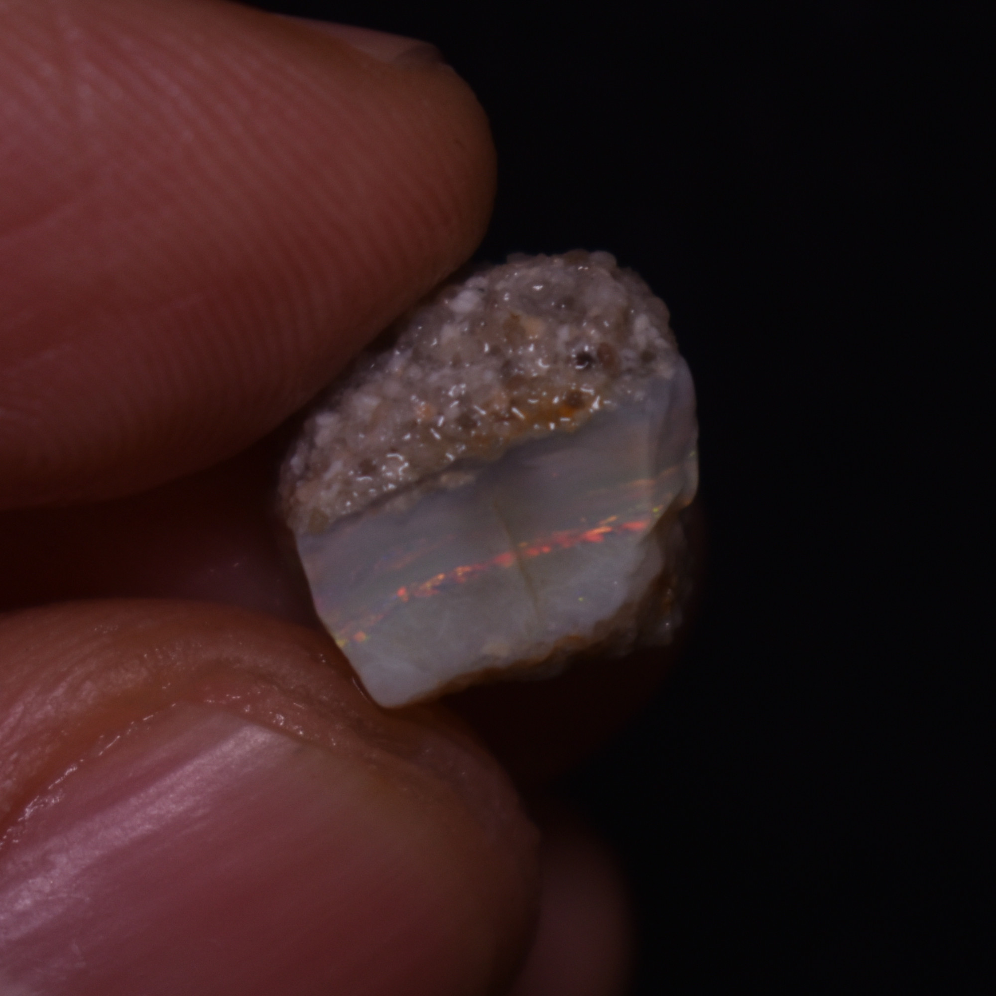 Mintabie Semi-Black Raw Rough Opals - 4 Count - Specimen from South Australia, 17.55ct weight #43 - Image 2