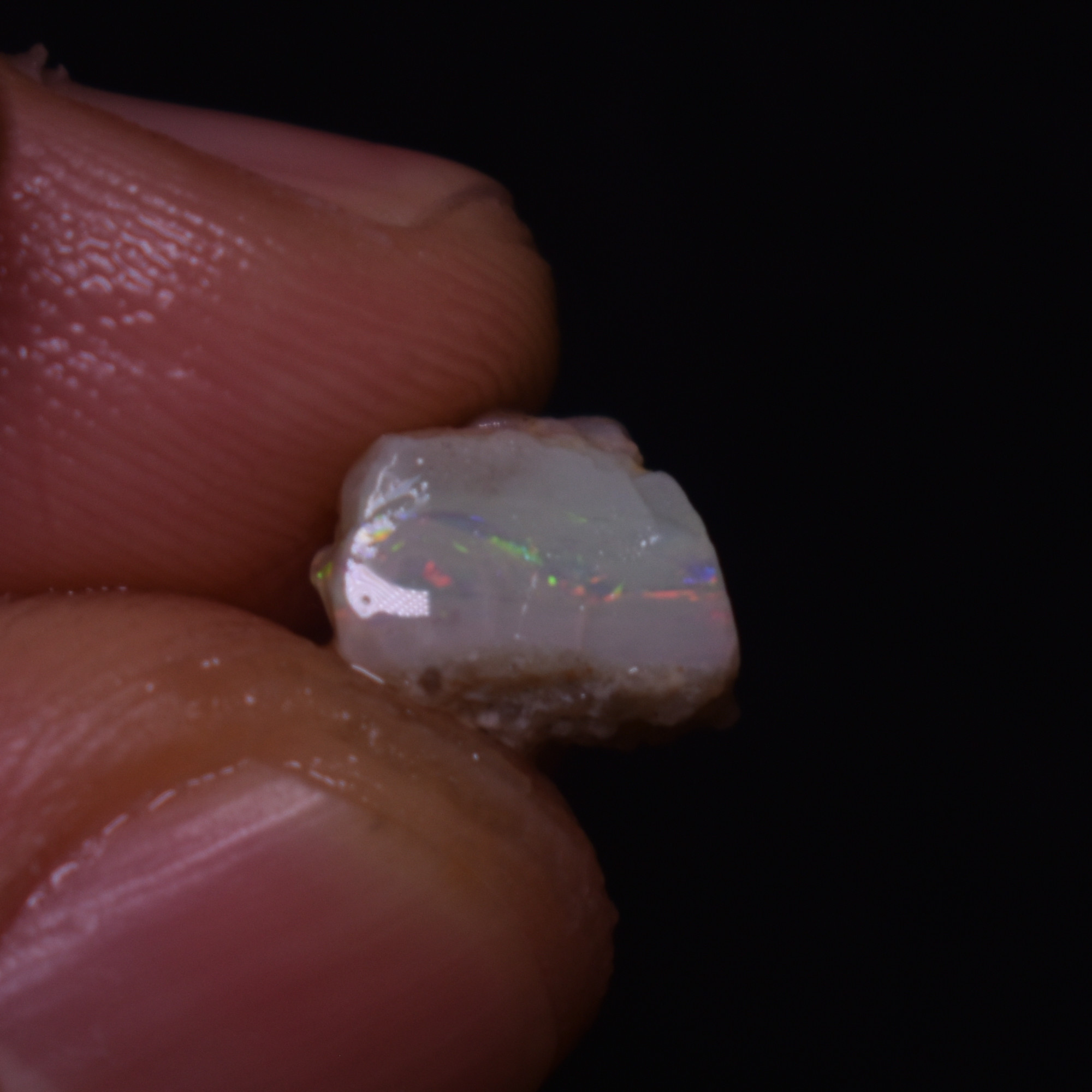 Mintabie Semi-Black Raw Rough Opals - 4 Count - Specimen from South Australia, 17.55ct weight #43 - Image 3