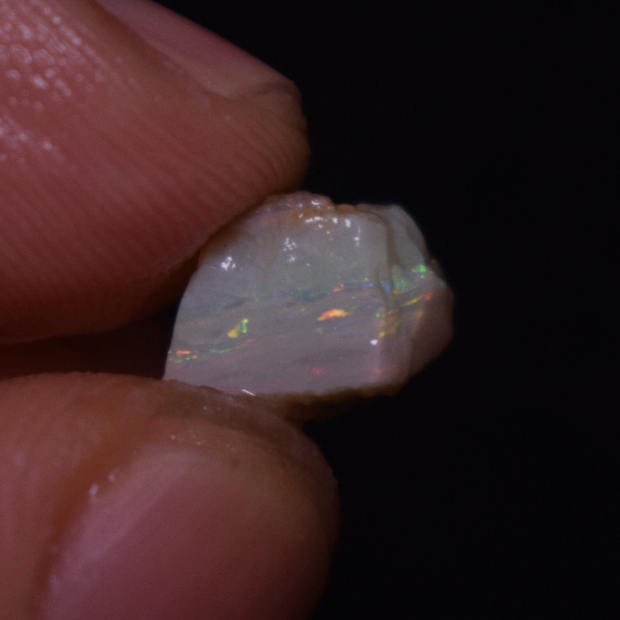Mintabie Semi-Black Raw Rough Opals - 4 Count - Specimen from South Australia, 17.55ct weight #43 - Image 4