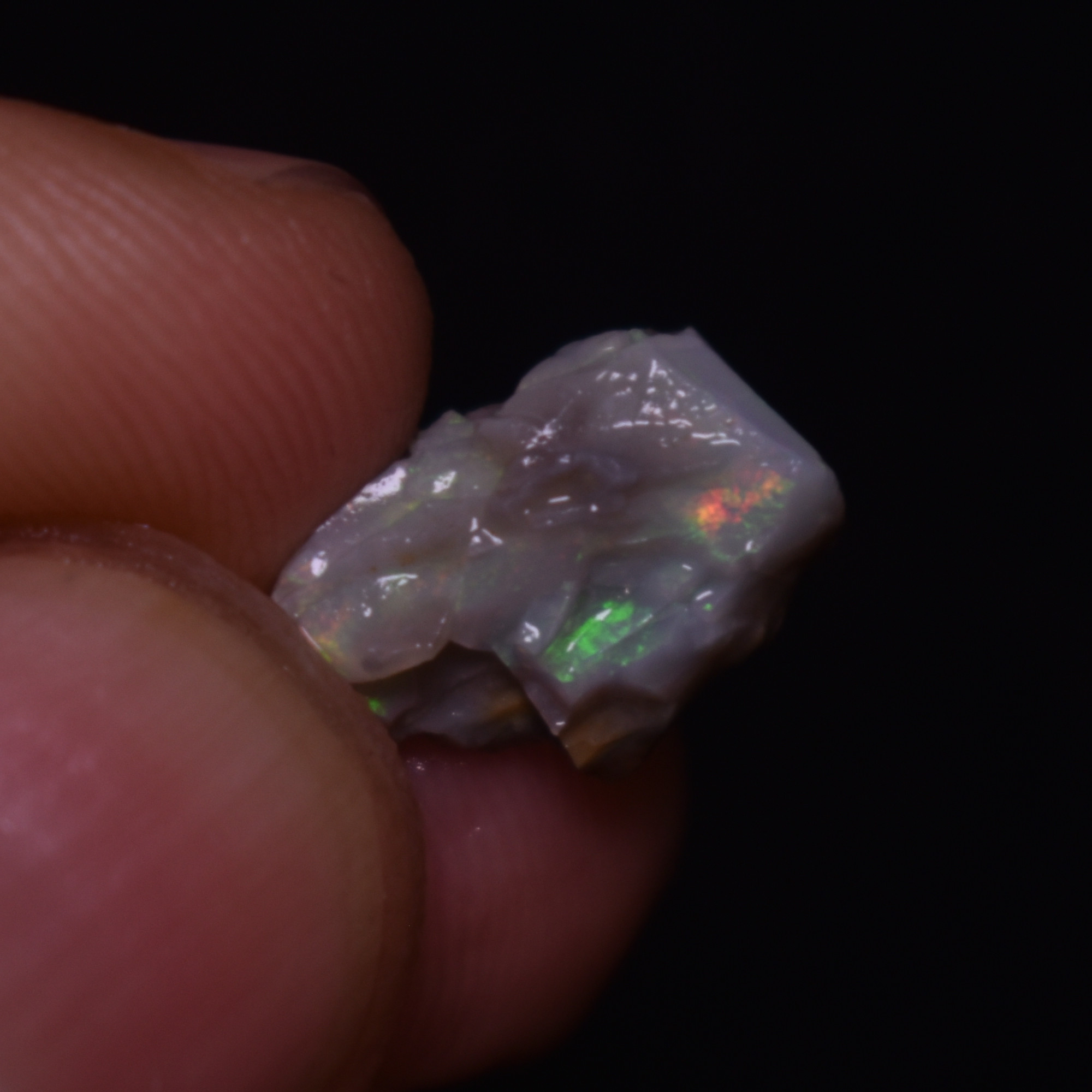 Mintabie Semi-Black Raw Rough Opals - 4 Count - Specimen from South Australia, 17.55ct weight #43 - Image 5