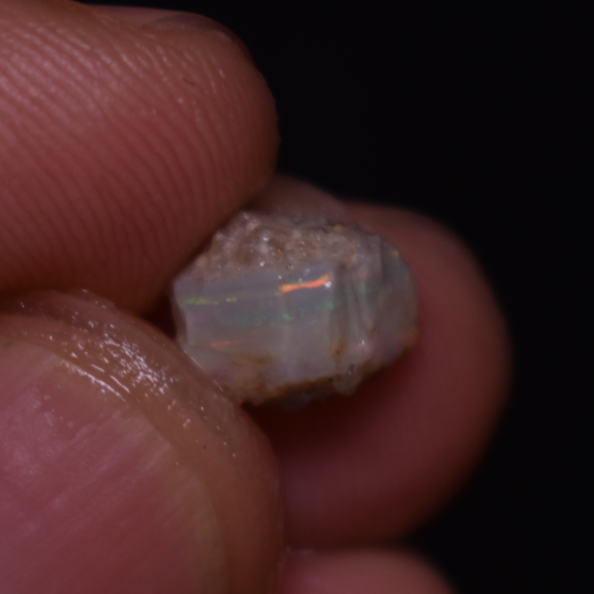 Mintabie Semi-Black Raw Rough Opals - 4 Count - Specimen from South Australia, 17.55ct weight #43 - Image 6