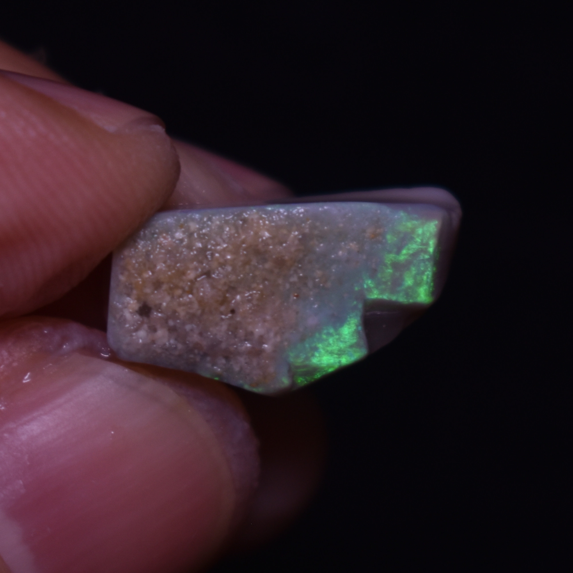 Mintabie Semi-Black Raw Rough Opals - 3 Count - Specimen from South Australia, 20ct weight #50 - Image 2