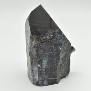 Cut Base Top Polished Black Tourmaline Crystal Freeform Point - 520 grams - #16