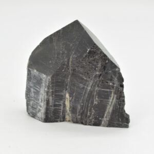 Cut Base Top Polished Black Tourmaline Crystal Freeform Point - 275 grams - #20