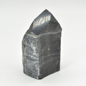 Cut Base Top Polished Black Tourmaline Crystal Freeform Point - 245 grams - #31