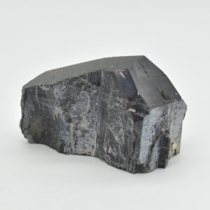 Cut Base Top Polished Black Tourmaline Crystal Freeform Point - 274 grams - #36