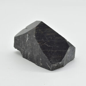 Cut Base Top Polished Black Tourmaline Crystal Freeform Point - 360 grams - #37