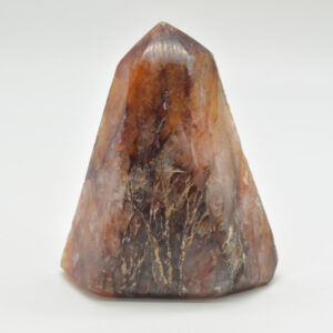 Red Hematoid Quartz Fire Quartz Crystal Point, Tower, Wand - 8cm - #05