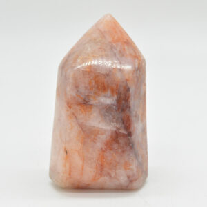 Red Hematoid Quartz Fire Quartz Crystal Point, Tower, Wand - 7.5cm - #08
