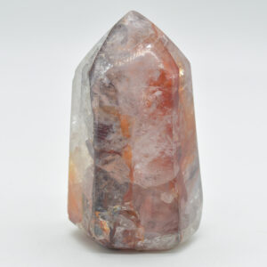 Red Hematoid Quartz Fire Quartz Crystal Point, Tower, Wand - 7.5cm - #10