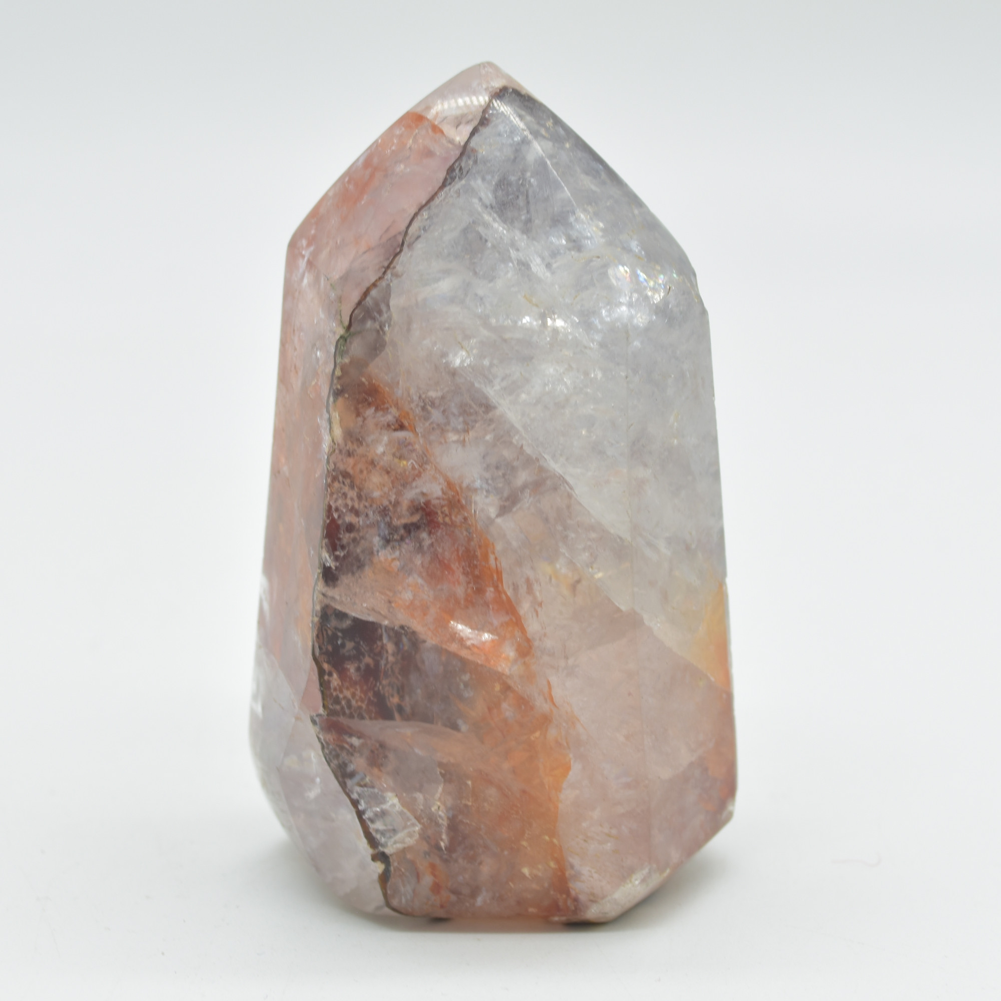 Red Hematoid Quartz Fire Quartz Crystal Point, Tower, Wand - 7.5cm - #10 - Image 3
