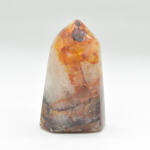 Red Hematoid Quartz Fire Quartz Crystal Point, Tower, Wand - 7.3cm - #15