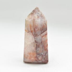 Red Hematoid Quartz Fire Quartz Crystal Point, Tower, Wand - 8.4cm - #20