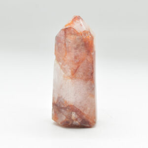 Red Hematoid Quartz Fire Quartz Crystal Point, Tower, Wand - 8cm - #22