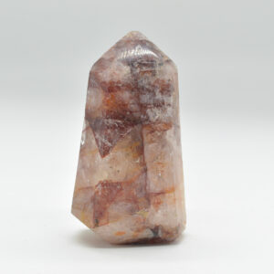 Red Hematoid Quartz Fire Quartz Crystal Point, Tower, Wand - 8cm - #23