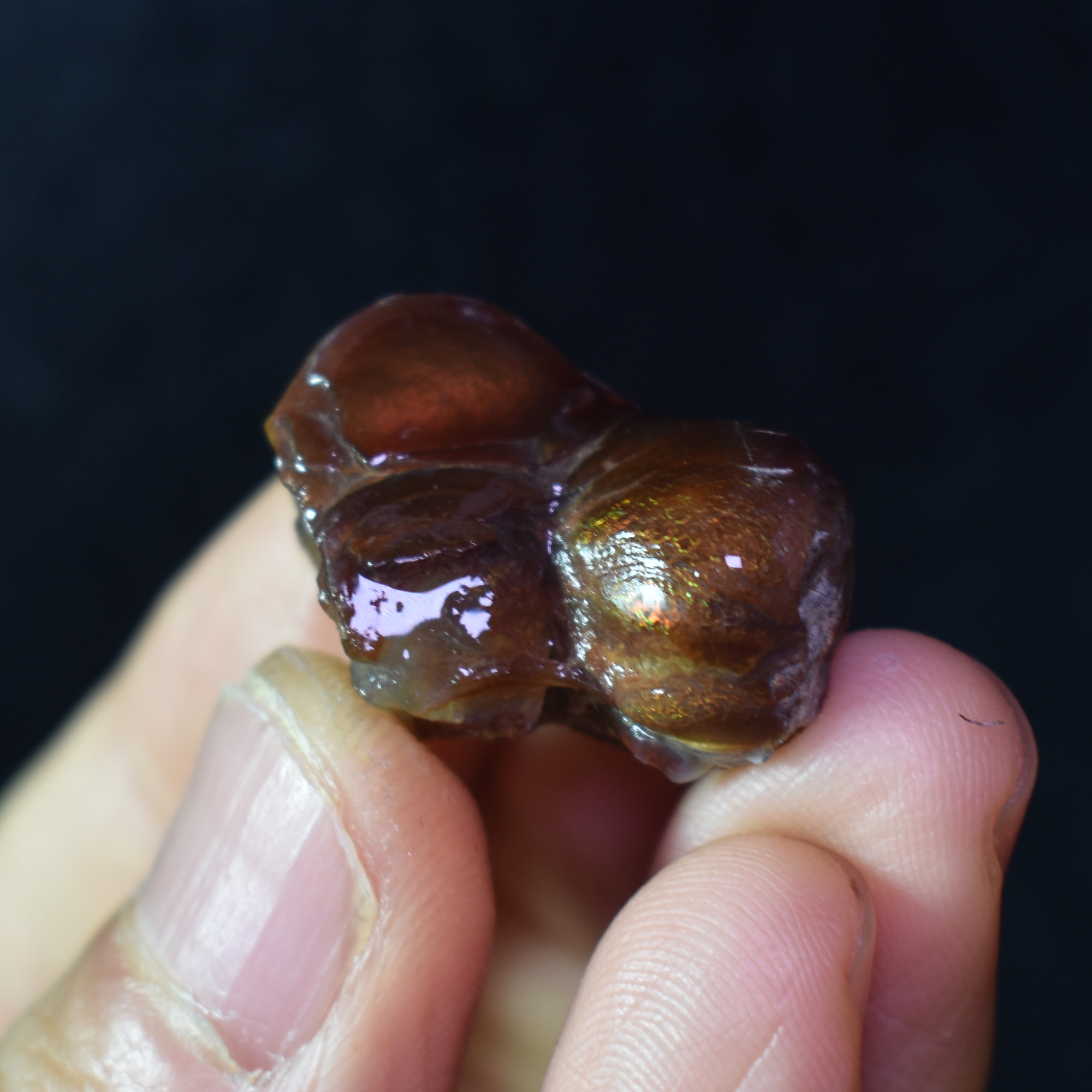 Mexican Rough Raw Fire Agate Specimen Rock - Top Grade - 35ct #08 - Image 3