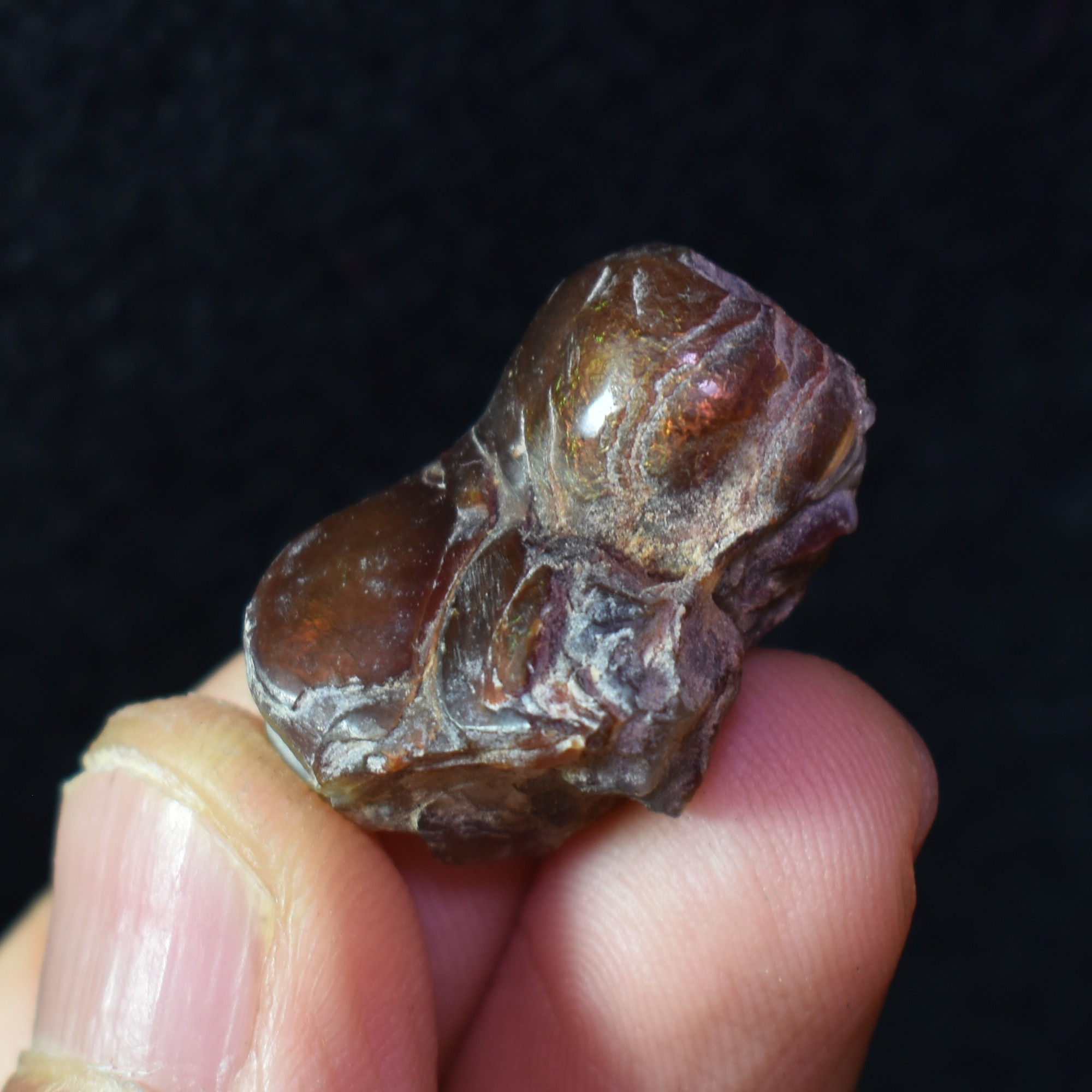 Mexican Rough Raw Fire Agate Specimen Rock - Top Grade - 35ct #08 - Image 4