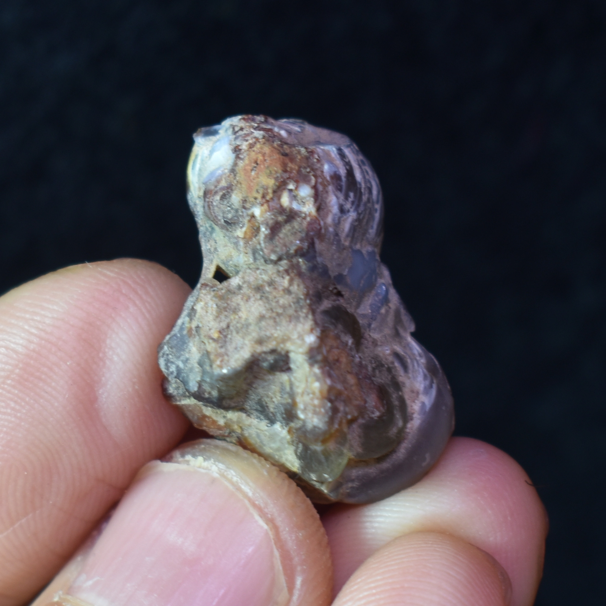 Mexican Rough Raw Fire Agate Specimen Rock - Top Grade - 35ct #08 - Image 5