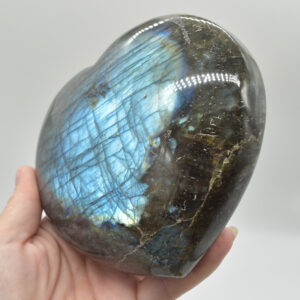 Large Labradorite Crystal Puffy Heart - 11.5 cm - 1148 grams #05
