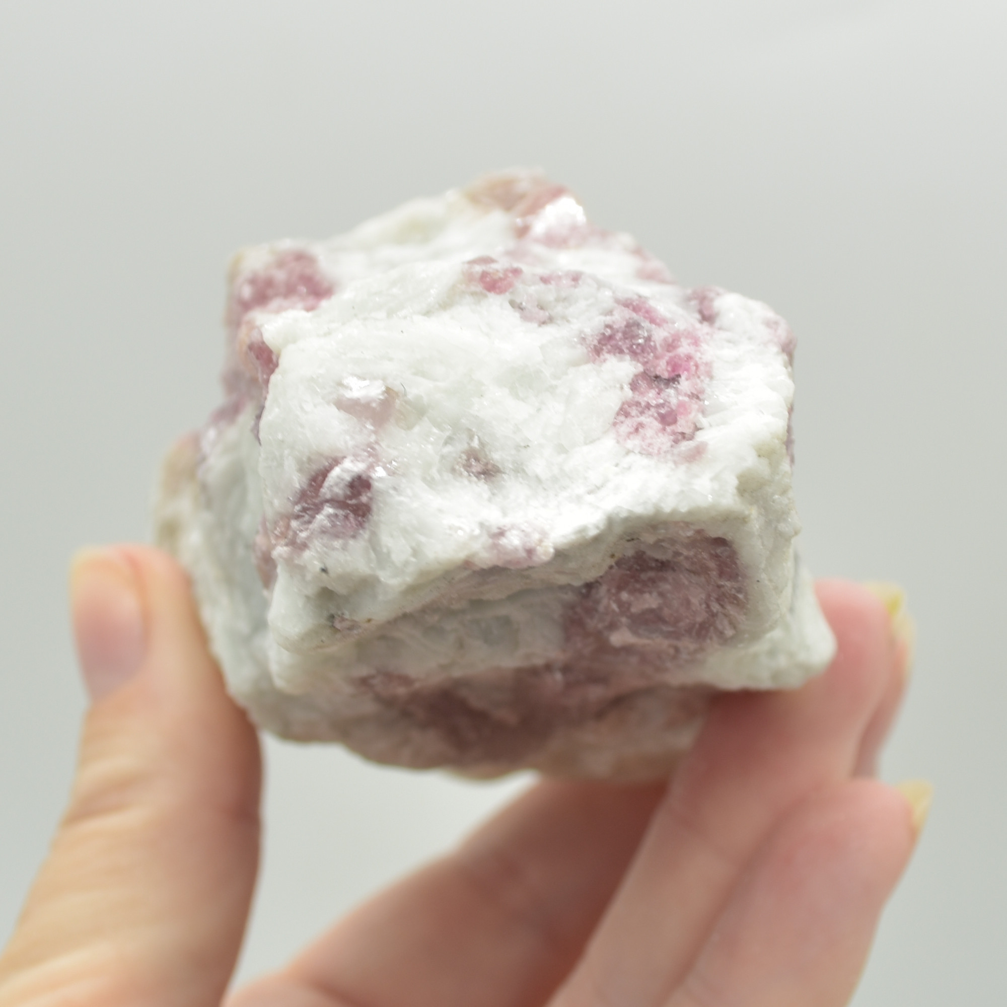 Raw Rubelite - Quartz Matrix with Pink Tourmaline Specimen Rock - 454 grams #01 - Image 7