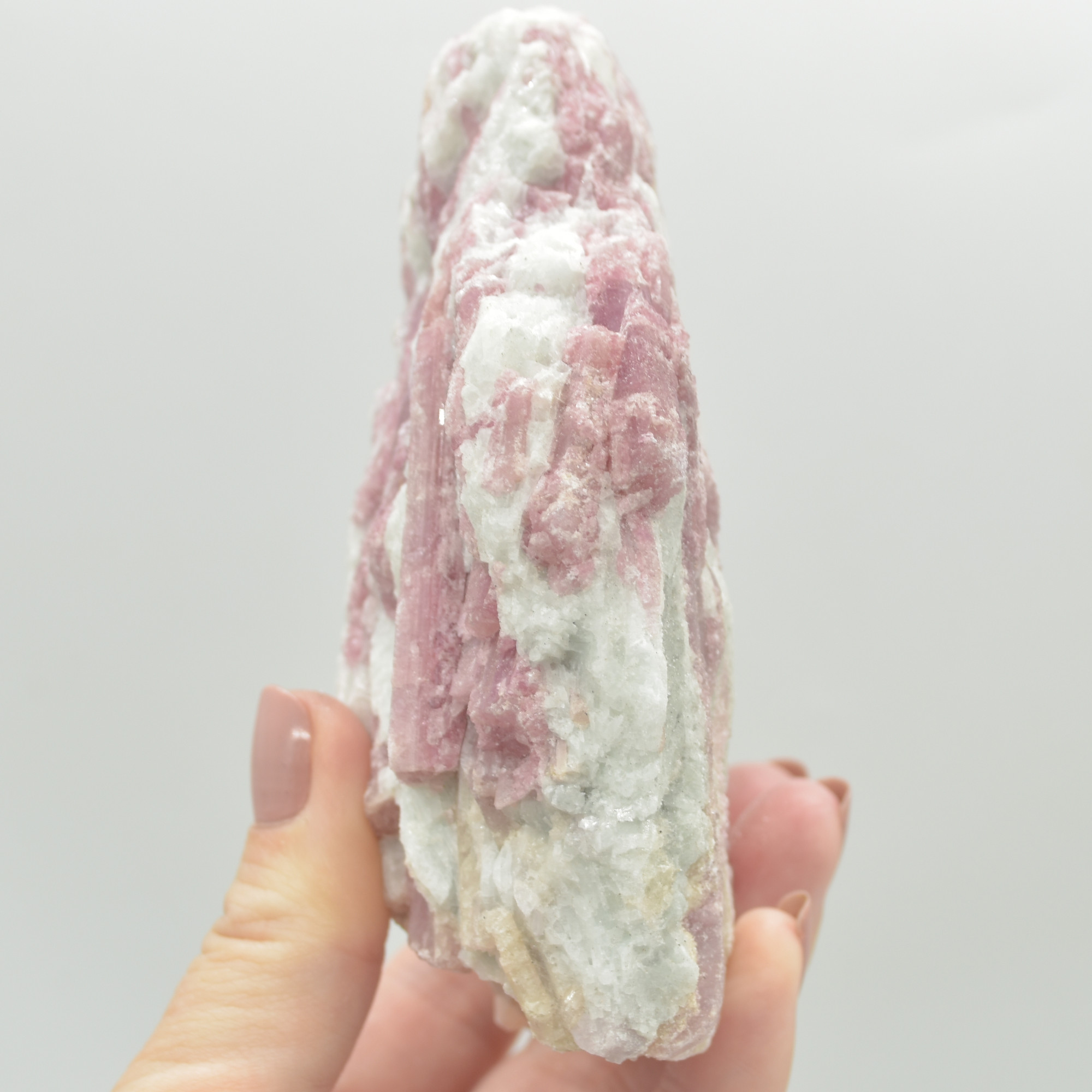 Raw Rubelite - Quartz Matrix with Pink Tourmaline Specimen Rock - 588 grams #11 - Image 5