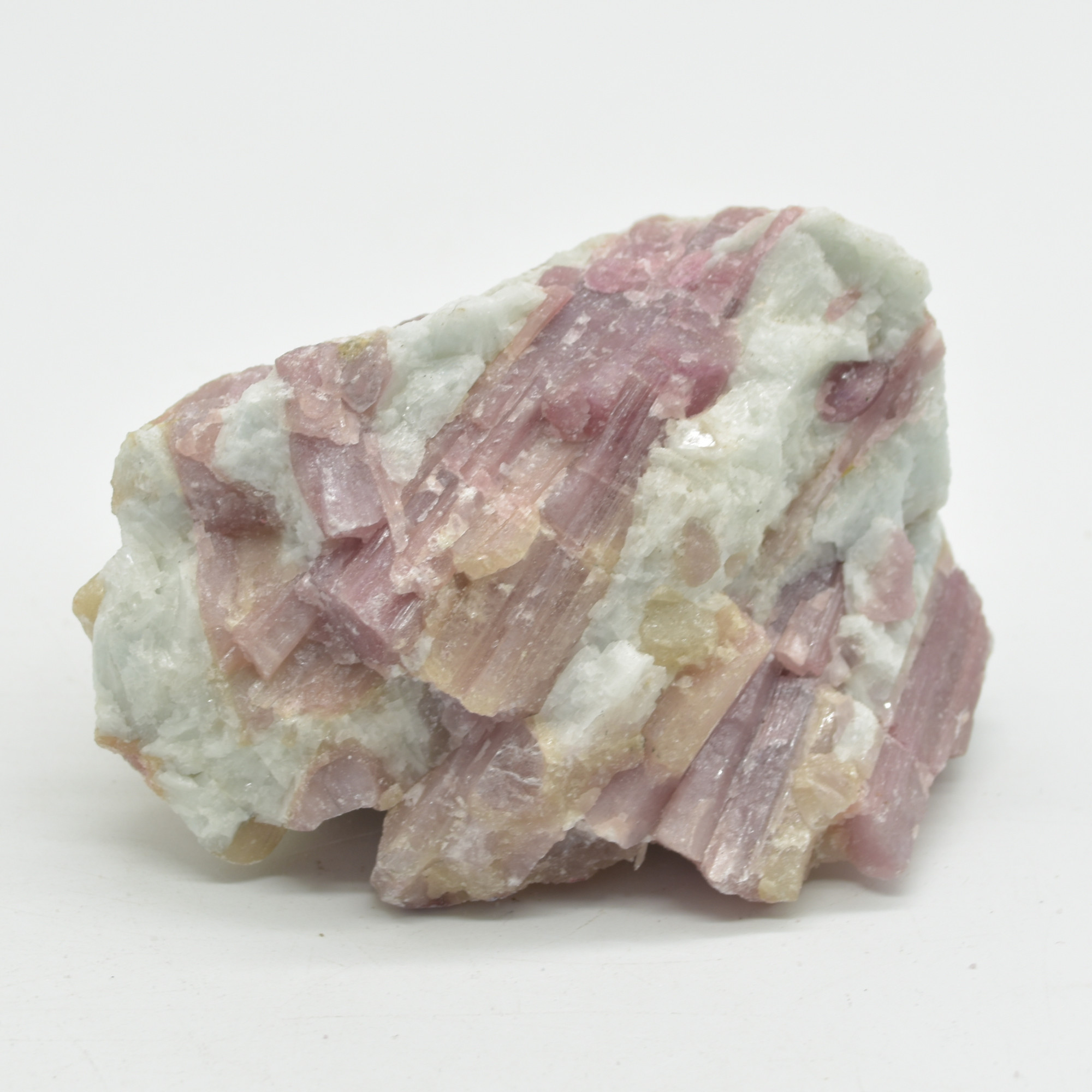 Raw Rubelite - Quartz Matrix with Pink Tourmaline Specimen Rock - 618 grams #12 - Image 2