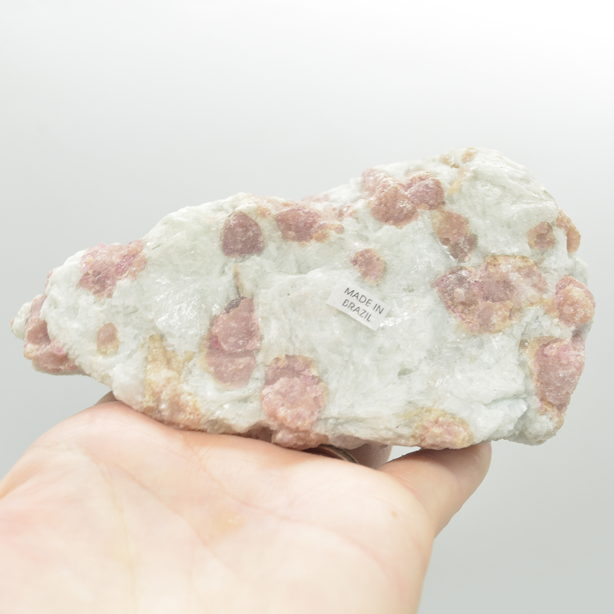 Raw Rubelite - Quartz Matrix with Pink Tourmaline Specimen Rock - 464 grams #13 - Image 6