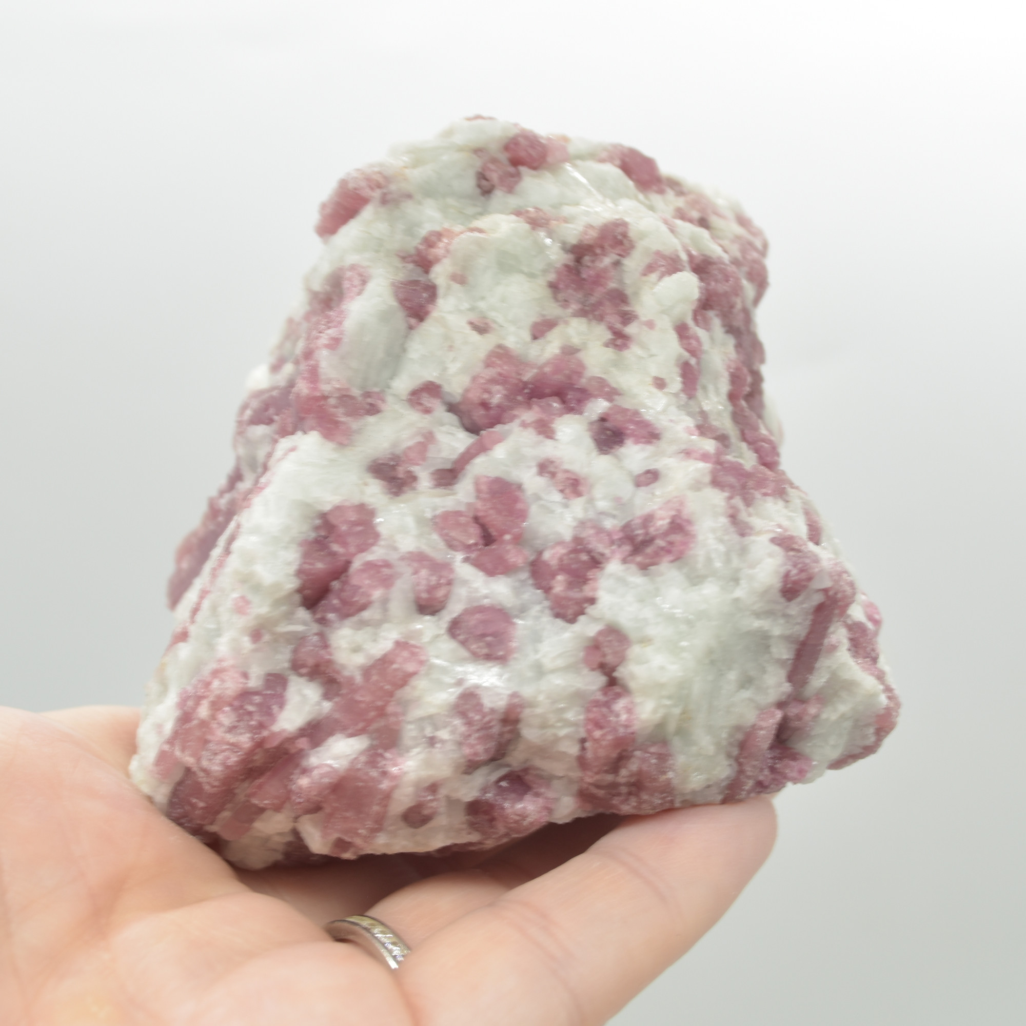 Raw Rubelite - Quartz Matrix with Pink Tourmaline Specimen Rock - 660 grams #19 - Image 6