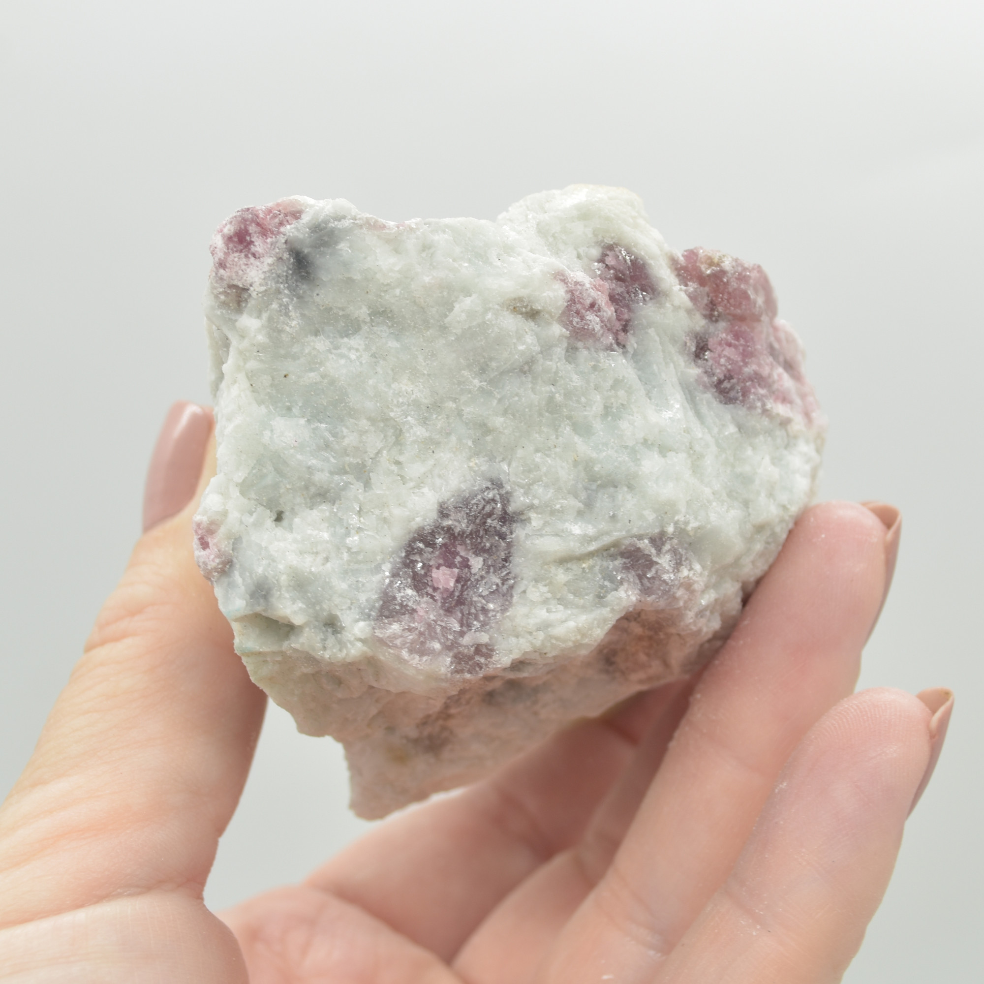 Raw Rubelite - Quartz Matrix with Pink Tourmaline Specimen Rock - 424 grams #20 - Image 4