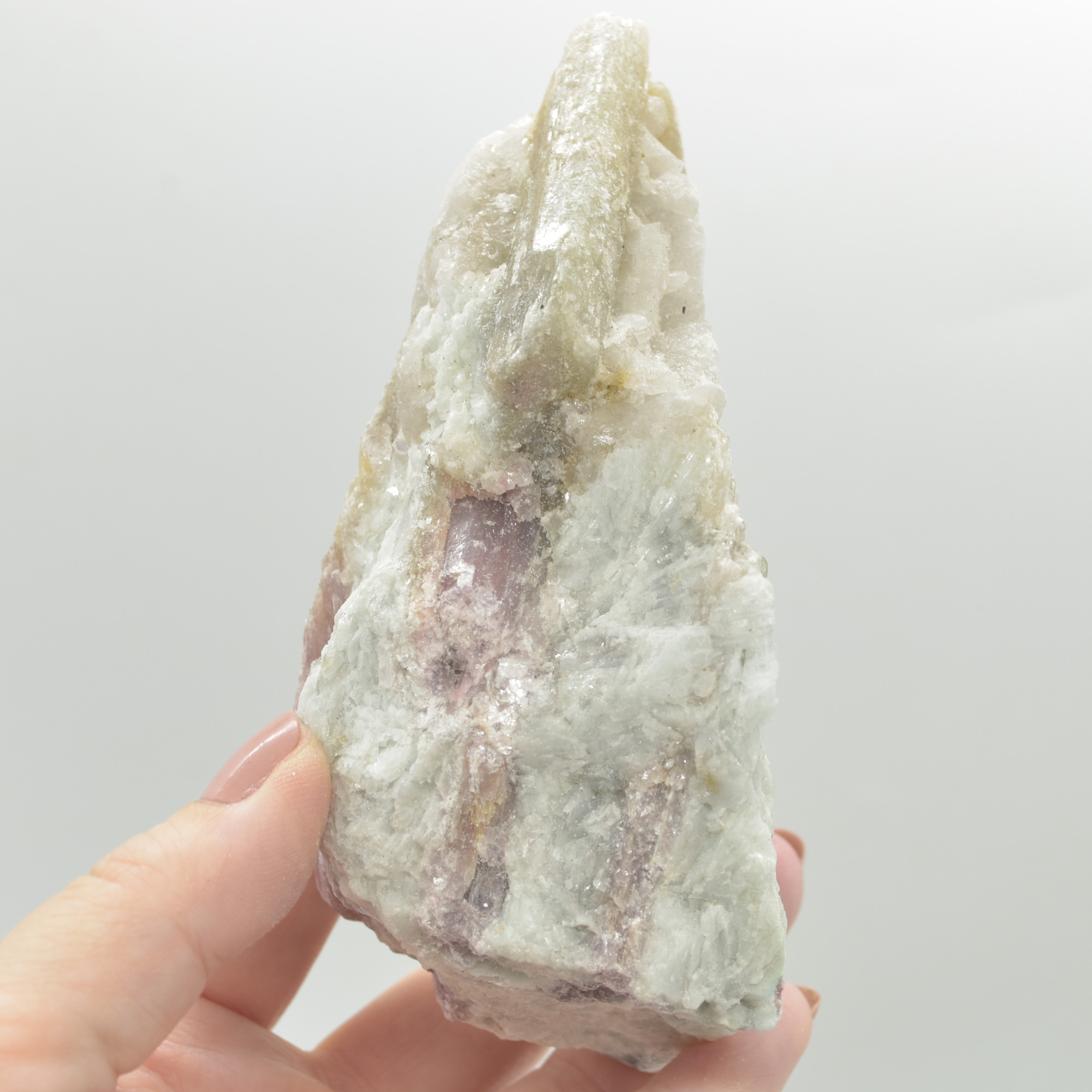 Raw Rubelite - Quartz Matrix with Pink Tourmaline Specimen Rock - 424 grams #20 - Image 5