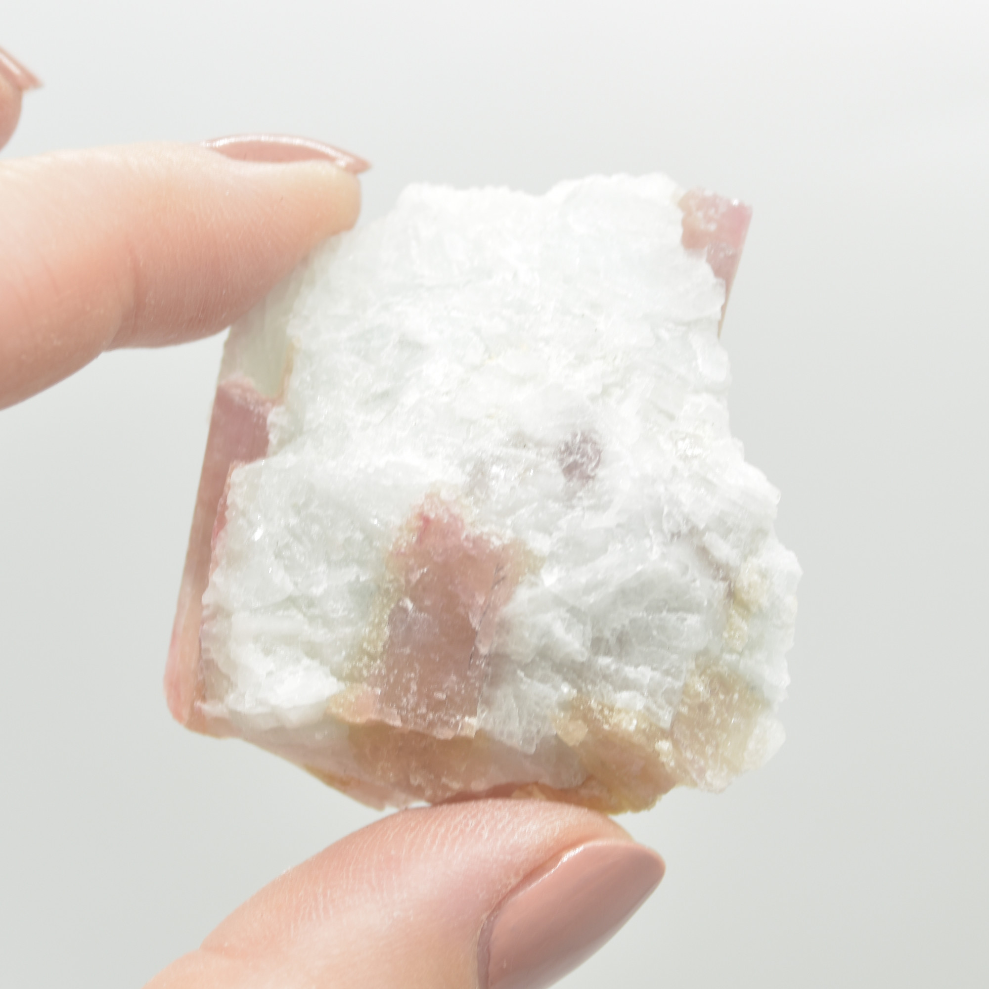 Raw Rubelite – Quartz Matrix with Pink Tourmaline Specimen Rocks – 2 ...