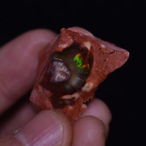 Mexican Rough Raw Fire Opal in Matrix Specimen Stone - 57ct #01