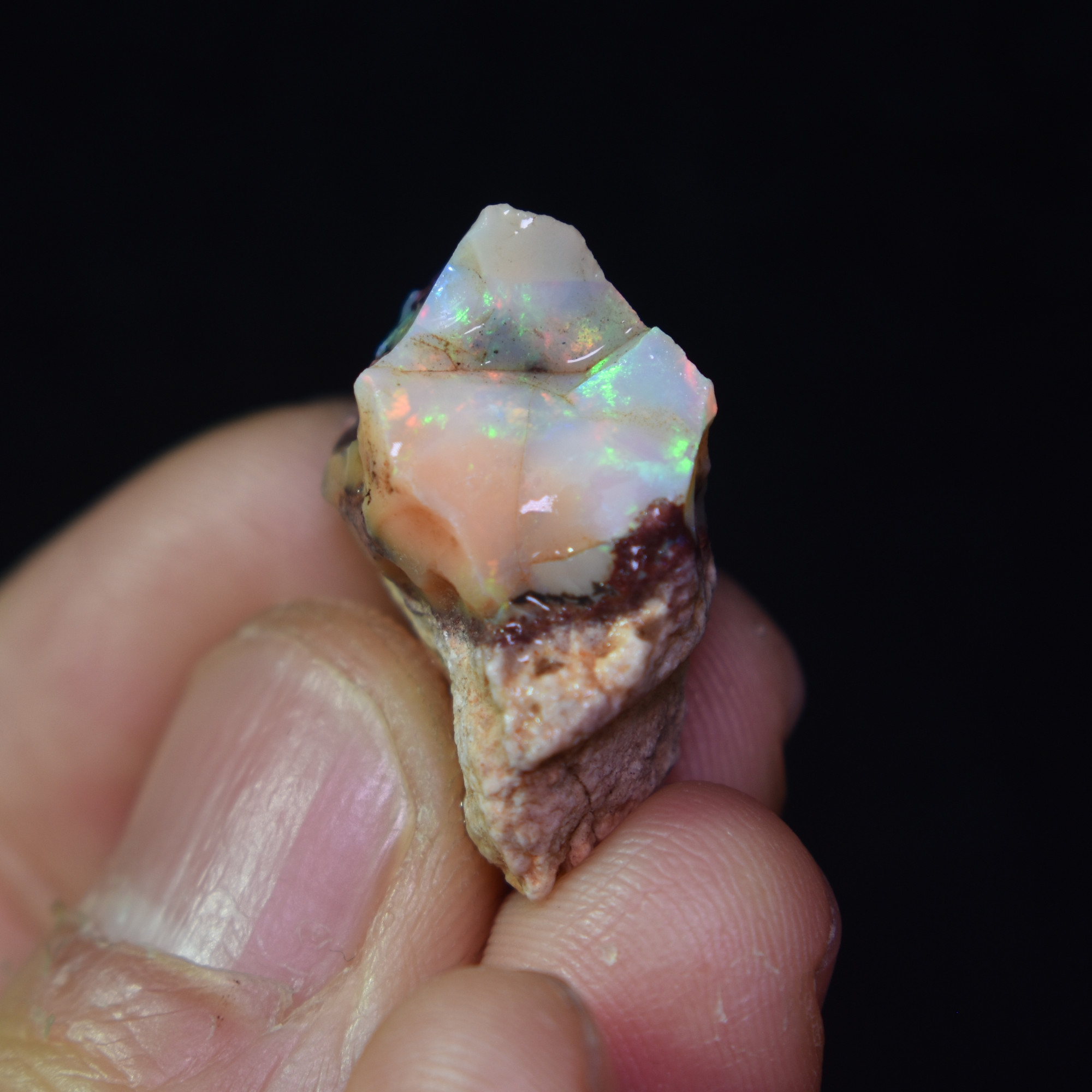 Mexican Rough Raw Fire Opal in Matrix Specimen Stone - 21ct #06 - Image 2