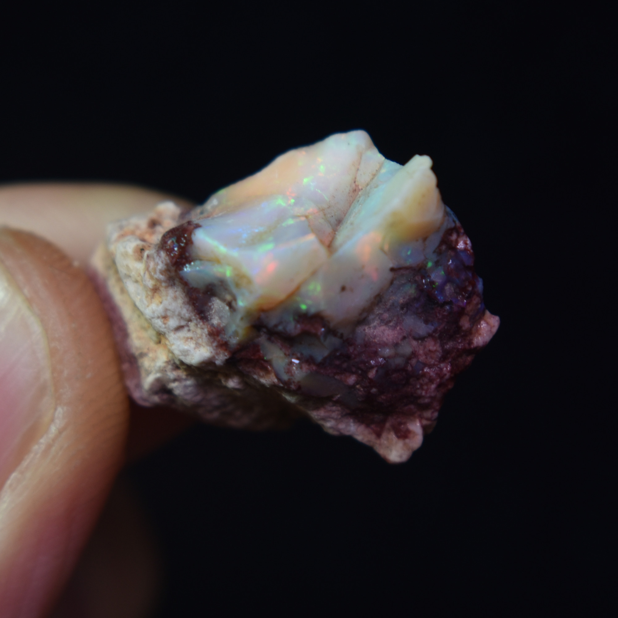 Mexican Rough Raw Fire Opal in Matrix Specimen Stone - 21ct #06 - Image 4