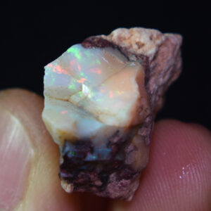 Mexican Rough Raw Fire Opal in Matrix Specimen Stone - 21ct #06