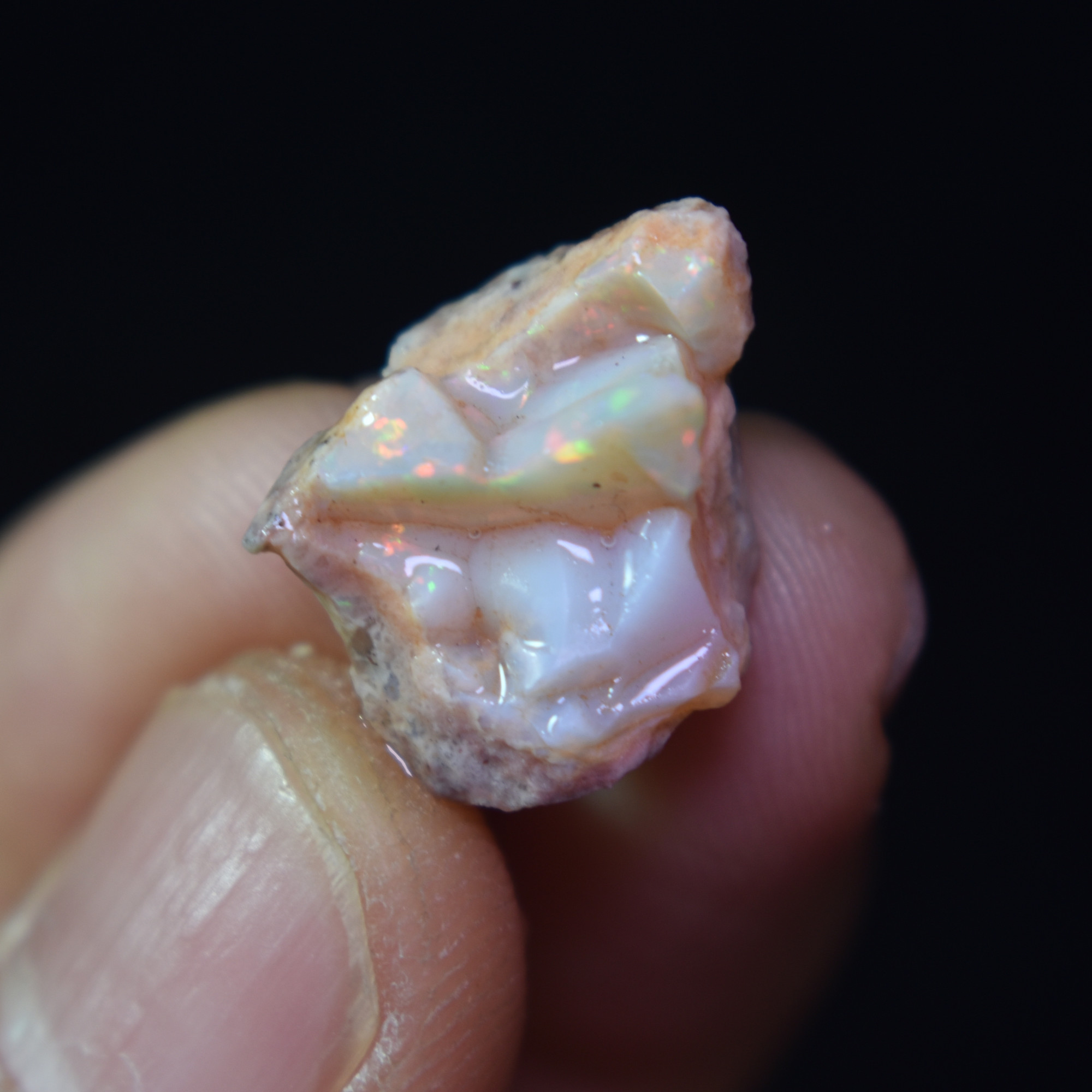 Mexican Rough Raw Fire Opal in Matrix Specimen Stone - 8ct #07 - Image 2