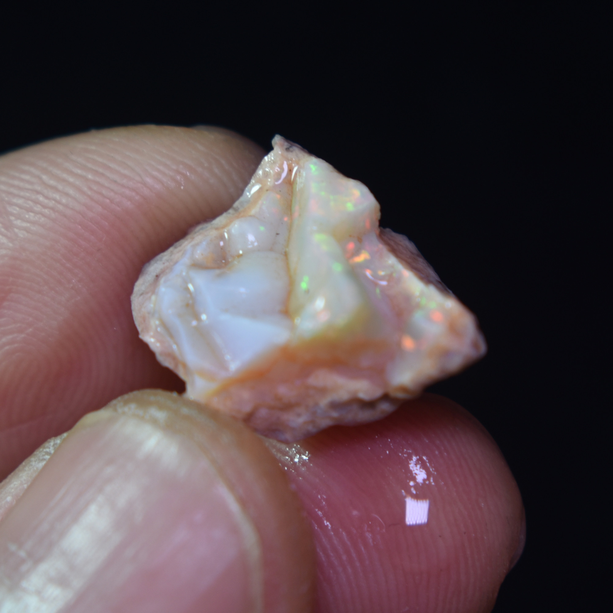 Mexican Rough Raw Fire Opal in Matrix Specimen Stone - 8ct #07 - Image 3